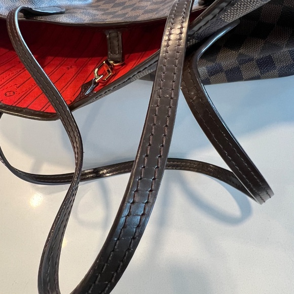 Louis Vuitton Neverfull GM Damier Ebene tote (I'll throw in the red Organizer) - Picture 14 of 17